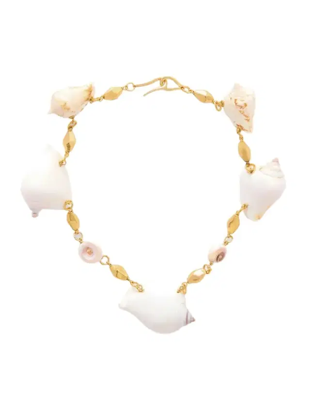 Samsara Gold-plated And Shell Necklace