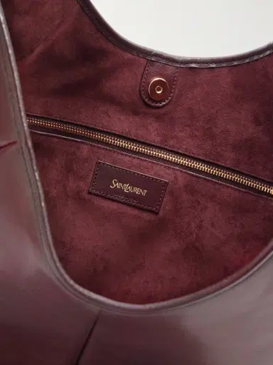 Saint Laurent Mombasa Paneled Leather Shoulder Bag | Thumbnail 6 Saint Laurent Mombasa Paneled Leather Shoulder Bag | Thumbnail 6