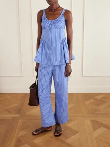 Faithfull Paloma Checked Cotton-poplin Straight-leg Pants | Thumbnail 2 Faithfull Paloma Checked Cotton-poplin Straight-leg Pants | Thumbnail 2
