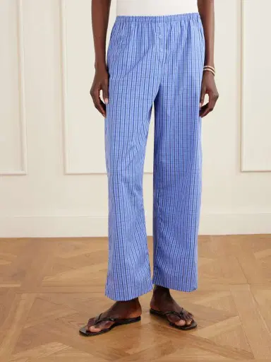 Faithfull Paloma Checked Cotton-poplin Straight-leg Pants | Thumbnail 3 Faithfull Paloma Checked Cotton-poplin Straight-leg Pants | Thumbnail 3