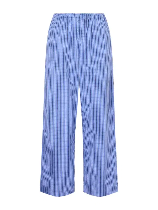 Paloma Checked Cotton-poplin Straight-leg Pants