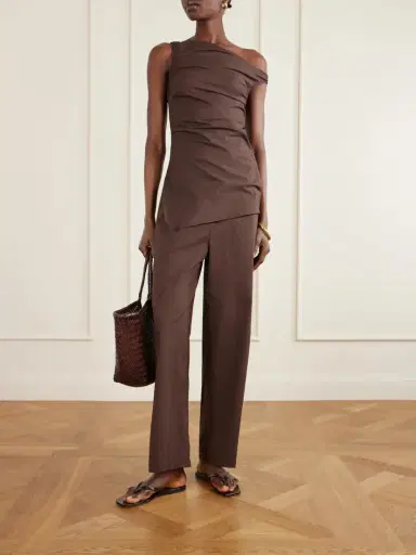 Faithfull Sabine Cotton-poplin Straight-leg Pants | Thumbnail 2 Faithfull Sabine Cotton-poplin Straight-leg Pants | Thumbnail 2