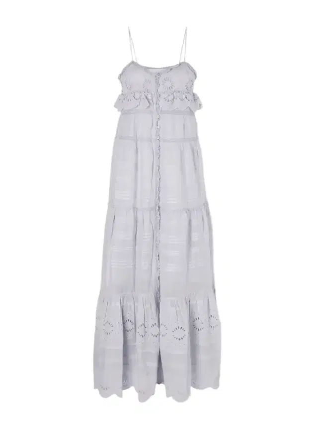 Paule Broderie Anglaise Cotton Maxi Dress