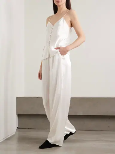 Olivia von Halle Blair Silk-satin Pajamas | Thumbnail 2 Olivia von Halle Blair Silk-satin Pajamas | Thumbnail 2