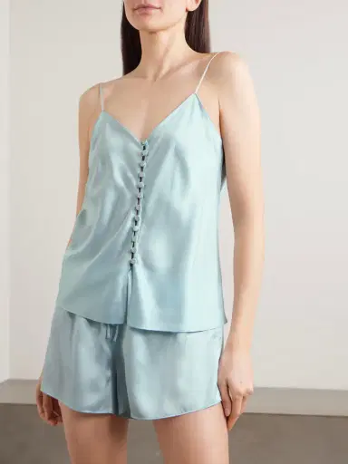 Olivia von Halle Etta Silk-satin Pajamas | Thumbnail 2 Olivia von Halle Etta Silk-satin Pajamas | Thumbnail 2