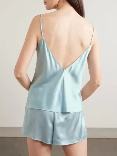 Olivia von Halle Etta Silk-satin Pajamas | Thumbnail 3 Olivia von Halle Etta Silk-satin Pajamas | Thumbnail 3