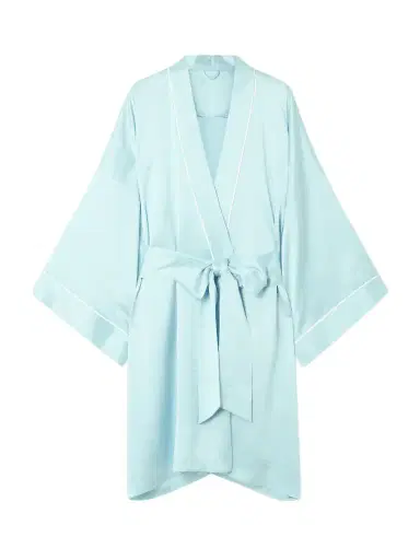 Olivia von Halle Mimi Silk-satin Robe | Thumbnail 1 Olivia von Halle Mimi Silk-satin Robe | Thumbnail 1