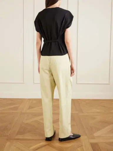 Proenza Schouler White Label Reeva Organic Cotton-jersey T-shirt | Thumbnail 3 Proenza Schouler White Label Reeva Organic Cotton-jersey T-shirt | Thumbnail 3