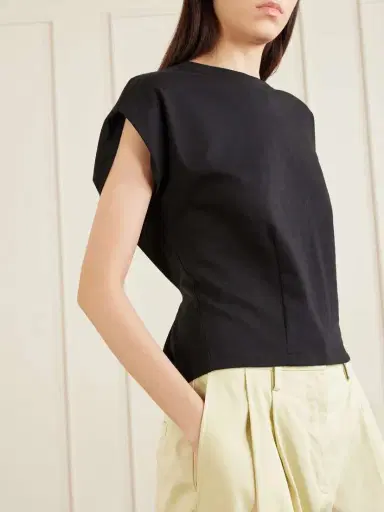 Proenza Schouler White Label Reeva Organic Cotton-jersey T-shirt | Thumbnail 4 Proenza Schouler White Label Reeva Organic Cotton-jersey T-shirt | Thumbnail 4