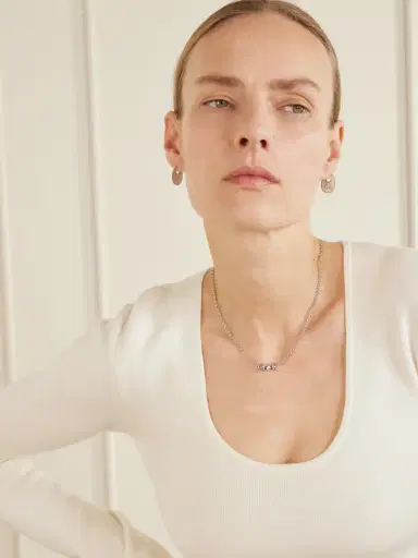 L’Atelier Nawbar Warrior Princess 18-karat White Gold Diamond Necklace | Thumbnail 5 L’Atelier Nawbar Warrior Princess 18-karat White Gold Diamond Necklace | Thumbnail 5
