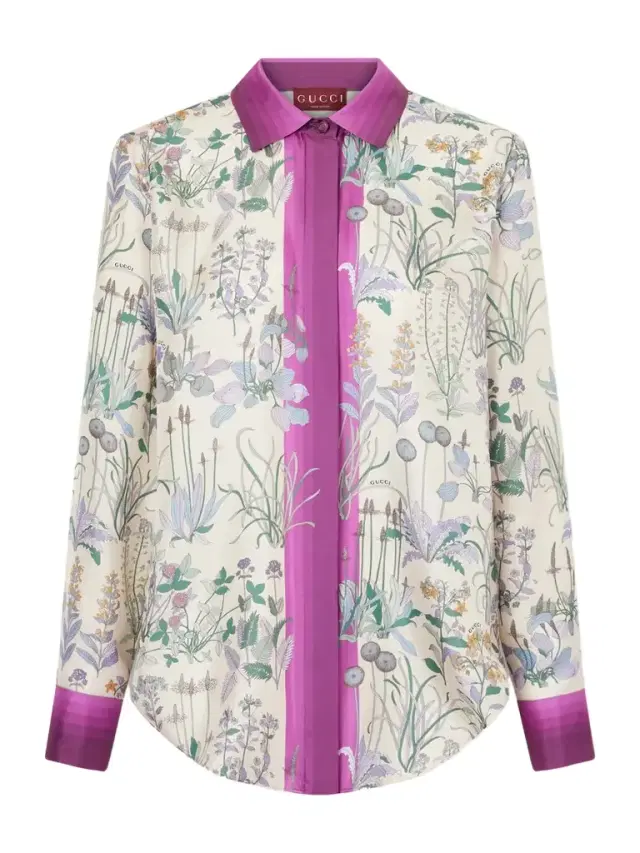 Printed Silk Shirt