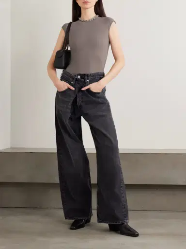 AGOLDE Agata Stretch-jersey Bodysuit | Thumbnail 2