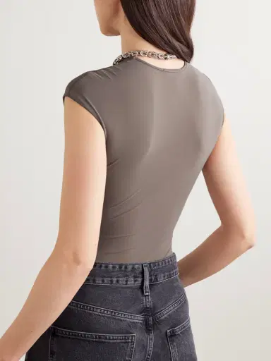 AGOLDE Agata Stretch-jersey Bodysuit | Thumbnail 3