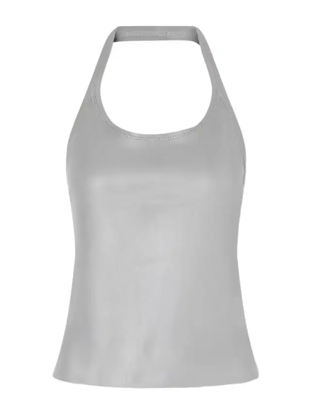 Cherry Leather Tank