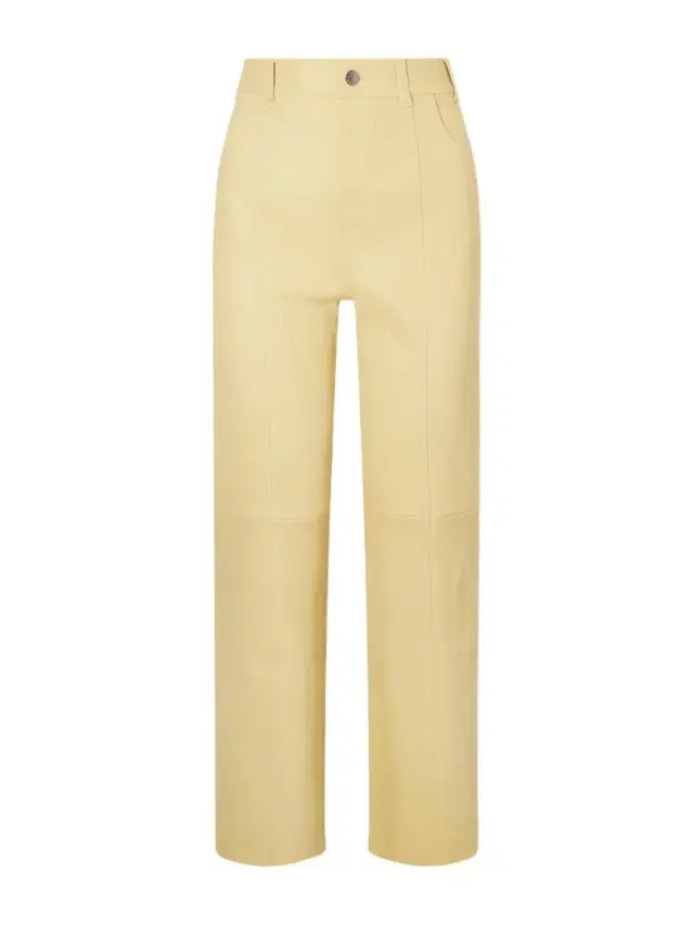 Benny Leather Straight-leg Pants