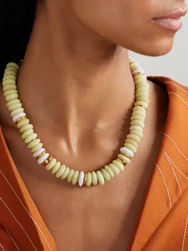 Lizzie Fortunato Laguna Gold-plated Beaded Necklace | Thumbnail 2 Lizzie Fortunato Laguna Gold-plated Beaded Necklace | Thumbnail 2