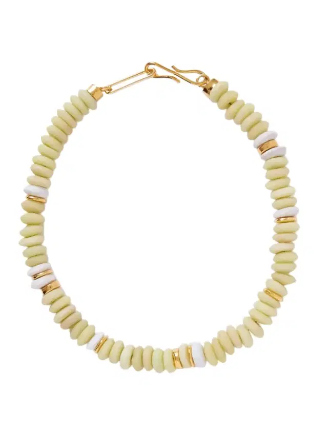 Laguna Gold-plated Beaded Necklace