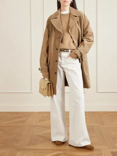 Frame Belted Suede Trench Coat | Thumbnail 2 Frame Belted Suede Trench Coat | Thumbnail 2