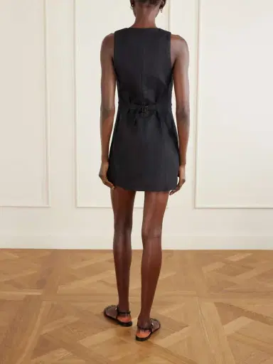 Faithfull Jacques Linen Mini Dress | Thumbnail 3 Faithfull Jacques Linen Mini Dress | Thumbnail 3