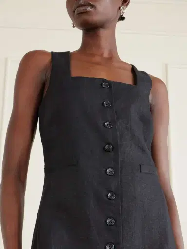 Faithfull Jacques Linen Mini Dress | Thumbnail 4 Faithfull Jacques Linen Mini Dress | Thumbnail 4