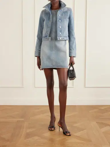 Courrèges Heritage Denim Mini Dress | Thumbnail 2 Courrèges Heritage Denim Mini Dress | Thumbnail 2