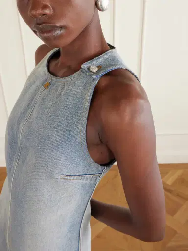 Courrèges Heritage Denim Mini Dress | Thumbnail 5 Courrèges Heritage Denim Mini Dress | Thumbnail 5