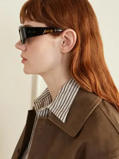 Jacques Marie Mage Gia Oversized Oval-frame Acetate Sunglasses | Thumbnail 5 Jacques Marie Mage Gia Oversized Oval-frame Acetate Sunglasses | Thumbnail 5