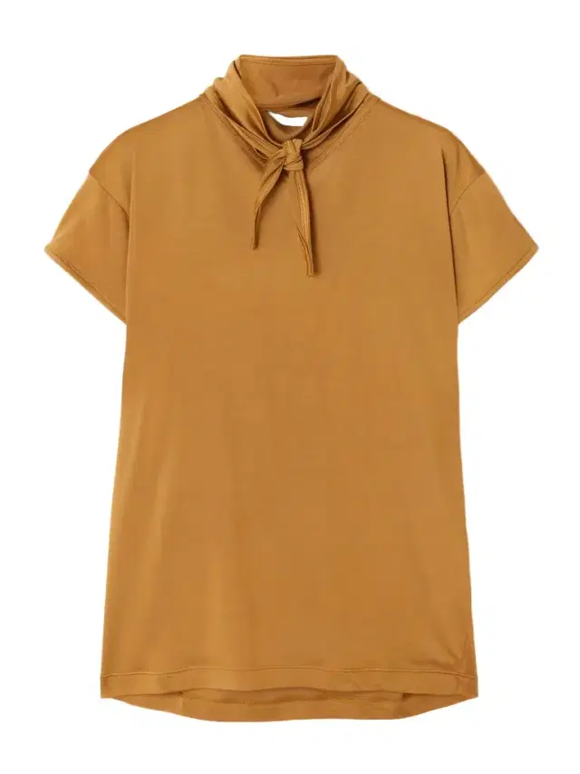 Tie-neck Jersey T-shirt