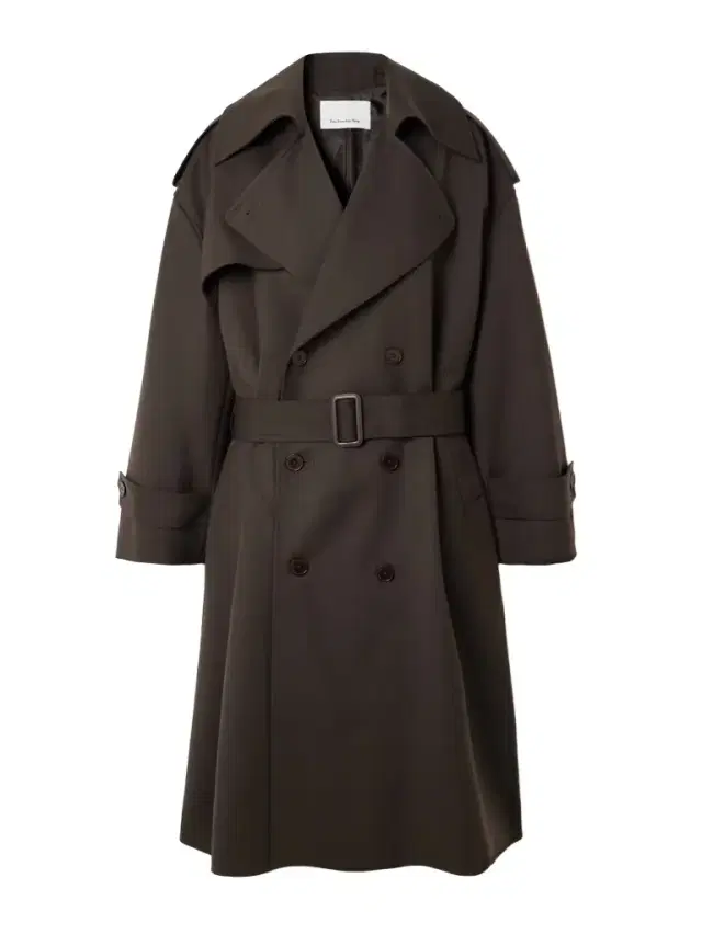 Dursey Double-breasted Belted Woven Trench Coat
