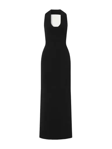 Khaite Mahi Knitted Halterneck Maxi Dress | Thumbnail 1