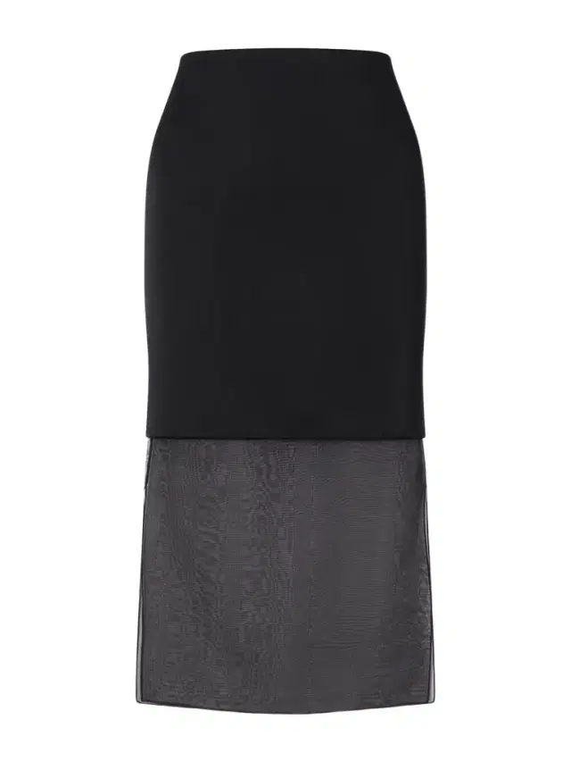 Sybil Layered Frayed Satin-crepe And Organza Midi Skirt