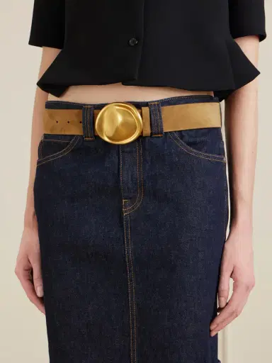Khaite Keefe Suede Belt | Thumbnail 2 Khaite Keefe Suede Belt | Thumbnail 2