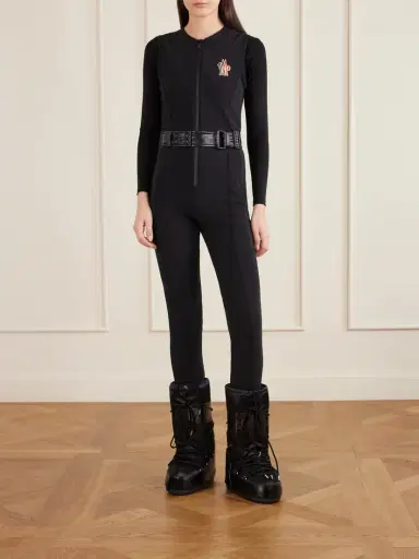 Moncler Grenoble Shell-trimmed Belted Neoprene Ski Suit | Thumbnail 2