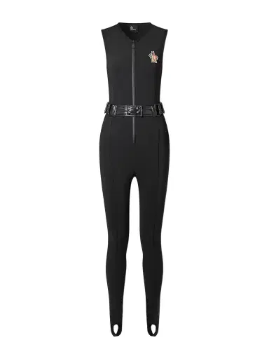 Moncler Grenoble Shell-trimmed Belted Neoprene Ski Suit | Thumbnail 1