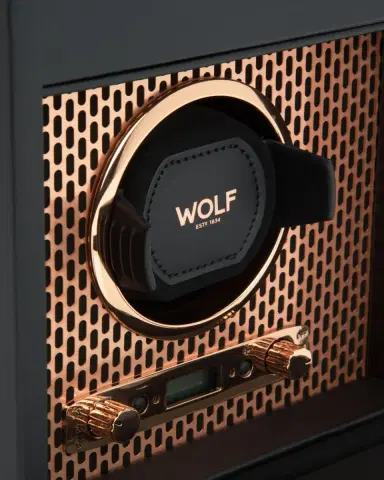 Wolf Axis Single Watch Winder with Storage | Thumbnail 2 Wolf Axis Single Watch Winder with Storage | Thumbnail 2