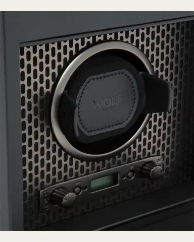 Wolf Axis Single Watch Winder with Storage | Thumbnail 4 Wolf Axis Single Watch Winder with Storage | Thumbnail 4