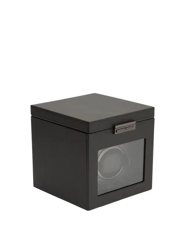 WOLF Axis Single Watch Winder with Storage