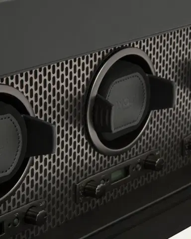 Wolf Axis Triple Watch Winder with Storage | Thumbnail 2 Wolf Axis Triple Watch Winder with Storage | Thumbnail 2