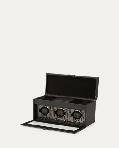 Wolf Axis Triple Watch Winder with Storage | Thumbnail 3 Wolf Axis Triple Watch Winder with Storage | Thumbnail 3