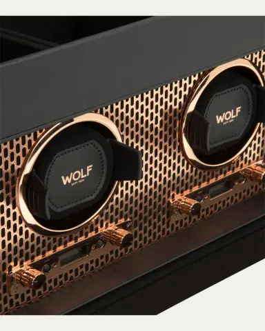 Wolf Axis Double Watch Winder with Storage | Thumbnail 2 Wolf Axis Double Watch Winder with Storage | Thumbnail 2