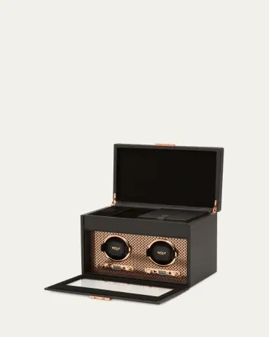Wolf Axis Double Watch Winder with Storage | Thumbnail 3 Wolf Axis Double Watch Winder with Storage | Thumbnail 3