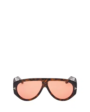 Tom Ford Bronson Havana Acetate Aviator Sunglasses | Thumbnail 1