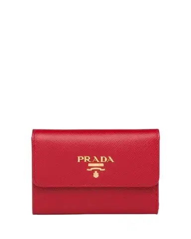 Prada Trifold Leather Wallet | Thumbnail 1