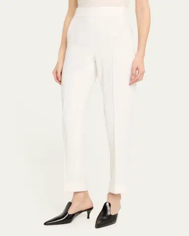 Akris Straight Leg Wool Pants | Thumbnail 4 Akris Straight Leg Wool Pants | Thumbnail 4