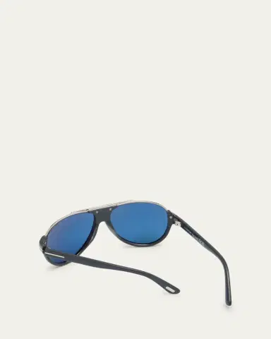 Tom Ford Men's Dimitry Polarized Acetate Sunglasses | Thumbnail 2