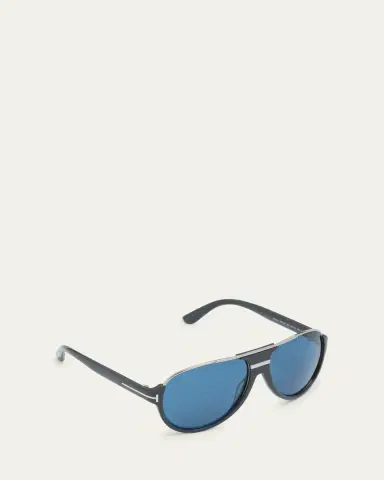 Tom Ford Men's Dimitry Polarized Acetate Sunglasses | Thumbnail 3