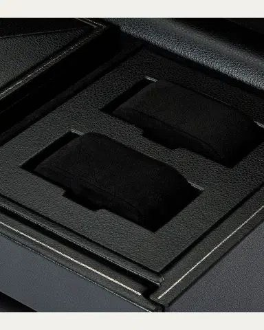 Wolf British Racing Triple Watch Winder with Storage | Thumbnail 5 Wolf British Racing Triple Watch Winder with Storage | Thumbnail 5