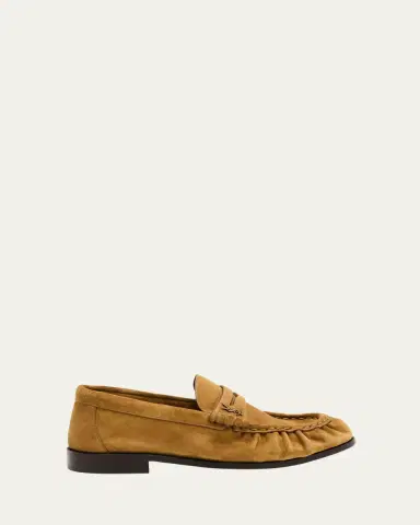 Saint Laurent Le Suede YSL Penny Loafers | Thumbnail 6