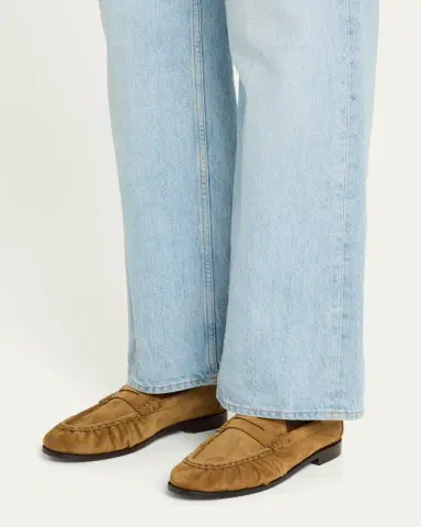 Saint Laurent Le Suede YSL Penny Loafers | Thumbnail 7
