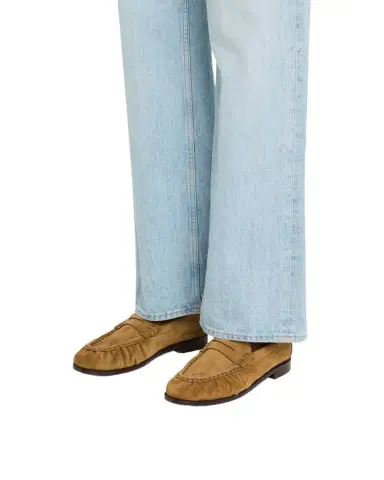 Saint Laurent Le Suede YSL Penny Loafers | Thumbnail 1